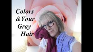 best colors to wear with your gray hair