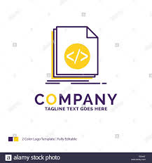 Company Name Logo Design For Code Coding File Programming