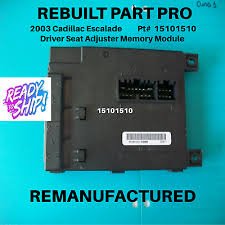 Seat Memory Control Module Chevrolet