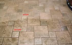 discolouration in natural stone tiles