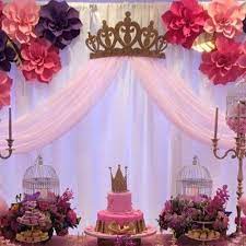 Gorgeous Crown Wall Decor With Sheers