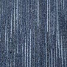 zetex lines blue cushion back carpet tiles