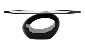 Tempered Glass Black Gayle Coffee Table