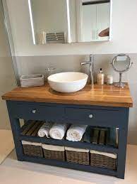 oak vanity unit small bathroom sinks