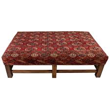 rug upholstered ottoman