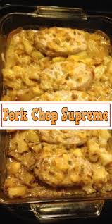 1 large onion (coarsely chopped). Pork Chop Supreme Pork Chop Recipes Crockpot Pork Chop Recipes Baked Boneless Pork Chop Recipes