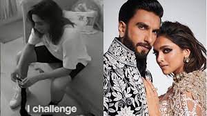 Deepika Padukone dares hubby Ranveer Singh to beat her in socks challenge |  VIDEO | Celebrities News – India TV