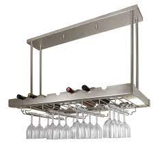 You can install this easily yourself, but you need to choose a wine glass rack which is long and wide enough to support your wine glasses. Hangingwinerackonline Com Hanging Wine Glass Rack Hanging Wine Rack Wine Glass Storage