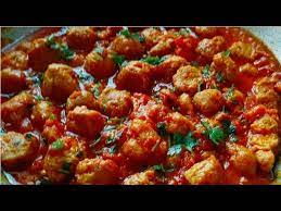 indian curry recipe soya chunk sabji