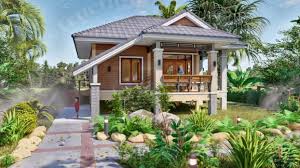 Elevated two-bedroom bungalow with balcony - Ulric Home gambar png