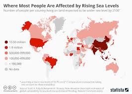 Chart Rising Sea Levels Will Threaten 200 Million People By