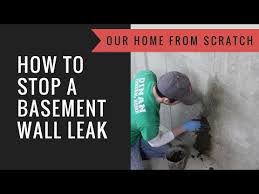 A Basement Wall From Leaking