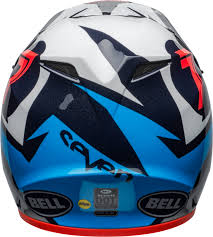 Bell Mx 9 Mips Seven Ignite Navy Coral Helmets Motorcycle