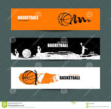 Basketball Banner Set Of Sports Templates For The