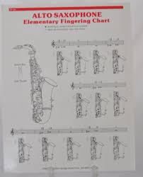 Alto Saxophone Elementary Fingering Chart Heritage Amazon