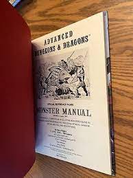 vg monster manual 5th print 1980 1st