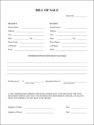 Free Printable Rv Bill Of Sale Form Form Generic Sample