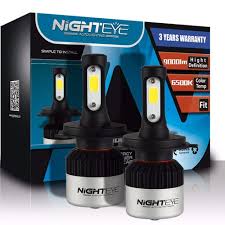 Use our website to identify light bulb sizes and types for your car, truck, motorcycle or snowmobile. Creative Cases Nighteye Ultrawhite Led Headlight Bulbs 36w 4500lm 6500k 3 Year Warranty For All Types Of Cars And Motorbikes Amazon In Car Motorbike