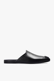 Balenciaga Men's Cosy Leather Slides