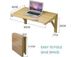 Folding Wall Mounted Table Solid Wood