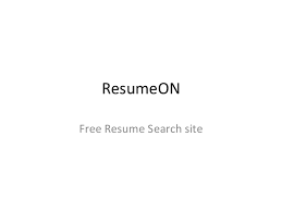 Resume Sites Of India Free Resume Search Sites