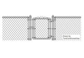 Chain link is a durable fencing material, but at times it requires repairs or adjustments. Retrofitting A Chain Link Fence Gate Tomcomknowshow