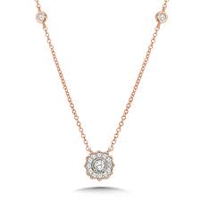 fl halo diamond necklace pdd3085