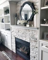 Stacked Stone Fireplace Ideas