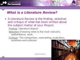 the literature review process       jpg cb                   The Literature Review    