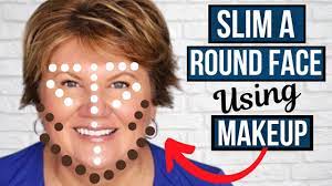 round face look slimmer over 50
