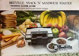 breville sandwich toaster instruction