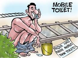 Resultado de imagen de india defecation mobile
