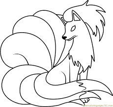 Vulpix is number 37 in the national pokédex, and unlike other pokémon, vulpix will never evolve on level up. Vulpix Coloring Pages Coloring Home