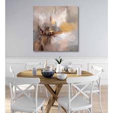 Courtside Market Petals Whisper 30 X 30 Gallery Wrapped Canvas Wall Art At Riverbend Home
