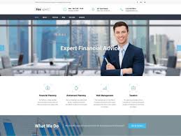 Financial Planner Website Design | Templatemonster