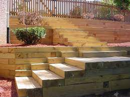 Wood Retaining Wall Ideas Landscape