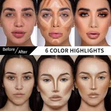 highlighter contour makeup palette