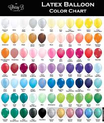 Latex Balloons 6 Pack Of 11 Inch Latex Balloons By Qualatex 77 Color Choices Order By Color Chart Balloon Bouquets