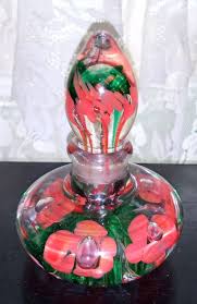 Vintage St Clair Colored Glass Perfume