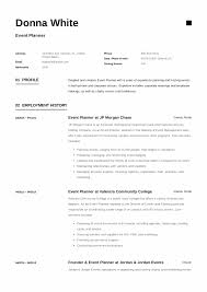Event Planner Resume Guide Sample Resumeviking Com