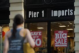 pier 1 files for bankruptcy seeking