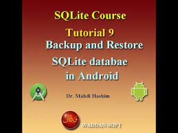 backup and re sqlite database