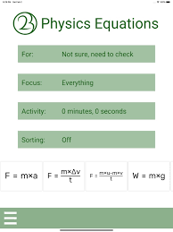 23 Equations On The App