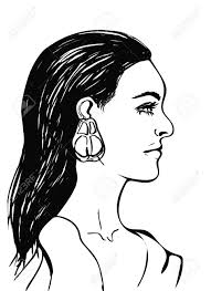 How can i contact hair salon black hair nijeryali kuafor? Beautiful Woman With Long Black Hair Female Face In Profile Fashion Icon For Beauty Salon Profile Of Sensual Young Girl On White Background Black Line Drawing Isolated Vector Illustration Eps Lizenzfreie Fotos