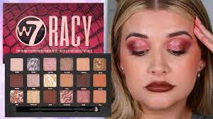 huda dupe w7 racy palette review