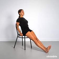 seated leg raises exercise how to