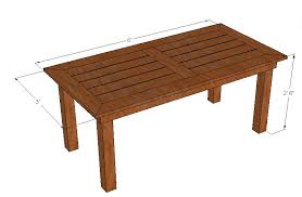 Bryan S Site Diy Cedar Patio Table Plans