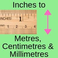 Metric Inches Conversion Calculator With M Cm Mm To In Converter