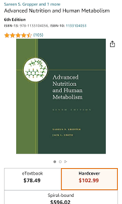 advanced nutrition and human metabolism
