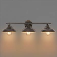 Choose from a range of styles and colors, from mosaic styles to art deco to. Bathroom Vanity Light 3 Light Wall Sconce Fixture Industrial Indoor Wall Mount Lamp Shade For Bathroom Kitchen Living Room Workshop Cafe Walmart Com Walmart Com